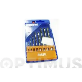 Broca pared standard 3 a 10 mm juego izar