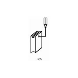 Escobilla hta.elec asein pvc 1824j 2 pz