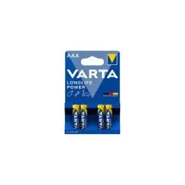 Pila alcalina long life lr03 aaa 4 unidades varta