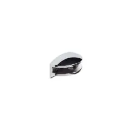 Portaestante soporte cristal clip fijo 03-06mm cromado brillo rei