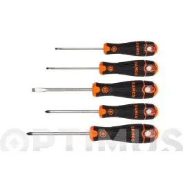 Destornillador bahcofit juego 5 piezas 2xpr-1xpl-2xph