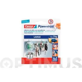 Tira powerstrips grande blanca 10 uds tesa tape