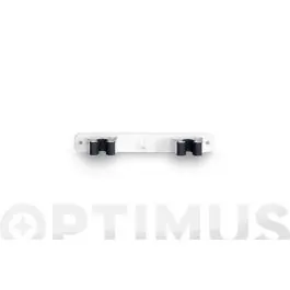 Colgador 2 escobas con tornillos (incl) blanco inofix