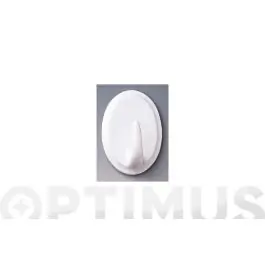 Colgador adhesivo blanco 2 uds inofix