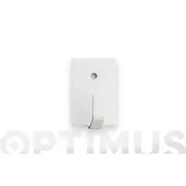 Colgador adhesivo blanco 4 uds inofix