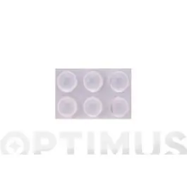 Gota transparente adhesiva 16 mm x 7,9 mm inofix