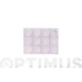 Gota transparente adhesiva 13 mm inofix