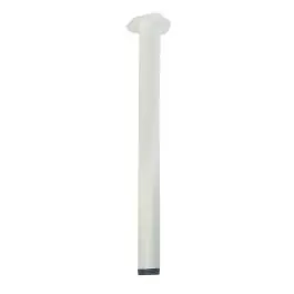 Pata mesa redonda acero (4 piezas) 870x60 mm blanca micel