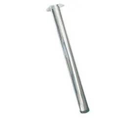 Pata mesa redonda acero (4 piezas) 870x60 mm cromo brillo micel