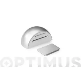 Tope puerta retenedor adhesivo magnetico cromado/mate inofix