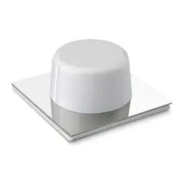 Tope puerta adhesivo blanco 2 unidades inofix
