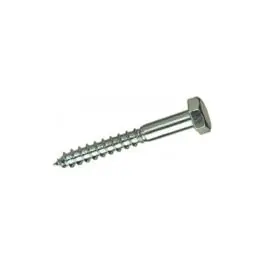 Tornillo barraquero hexagonal din 571 cincado 10 x 100 mm 100 uds spax