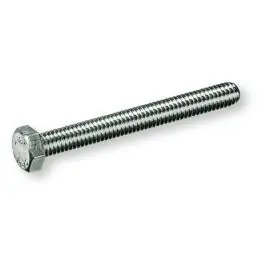 Tornillo hexagonal din 933 8.8 cincado 6x80 200uds fontana