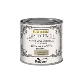 Pintura efecto tiza chalky finish 125 ml marron yute rust-oleum