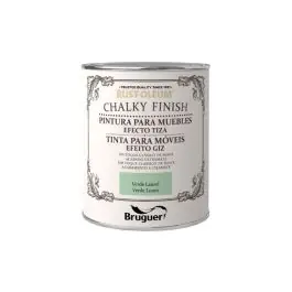Pintura efecto tiza chalky finish 750 ml verde laurel rust-oleum