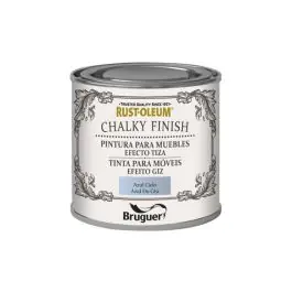 Pintura efecto tiza chalky finish 125 ml azul cielo rust-oleum