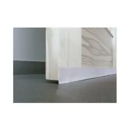 Burlete bajo puerta adhesivo pvc 40 mm x 1 m blanco burcasa