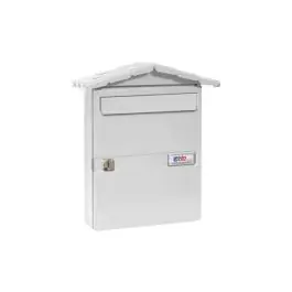 Buzon exterior acero chalet blanco btv