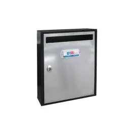 Buzon interior inoxidable teide negro/inox btv