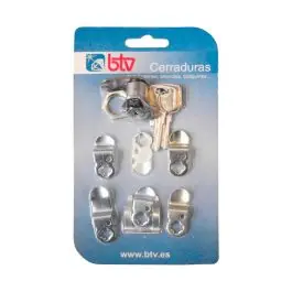 Cerradura para buzon diamante cromo btv