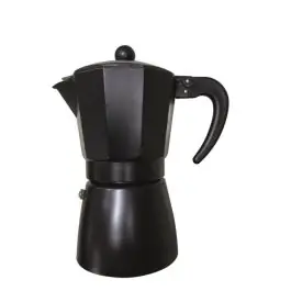 Cafetera italiana 12tz alu ne scuro vivah vivahogar