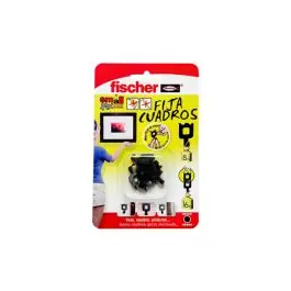 Fija cuadros 8 uds negro fischer
