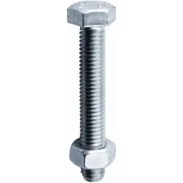 Tornillo rosca metrica hsi din 931 cabeza hexagonal 4pz acero cincado 06x100mm 9