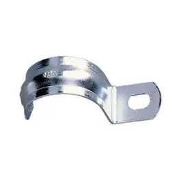 Grapa tubo 25mm acero index 100 pz
