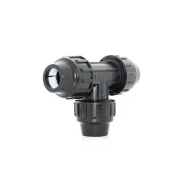 Fitting conector riego en t 25mm igual fit pp natuur