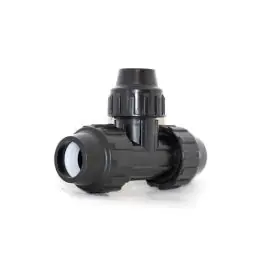 Fitting conector riego en t 25x20x25mm reduc fit pp natuur