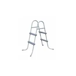 Escalera para piscina peldaños plastico altura 84 cm bestway