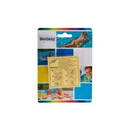 Parches para reapracion de piscinas bajo agua 10 uds de 6.5x6.5 cm bestway