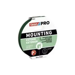 Cinta doble cara mounting pro exteriores uv resistente 5 m x 19 mm tesa tape