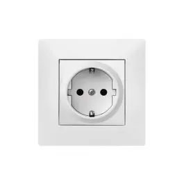 Toma de corriente 16a habitat15 blanco famatel