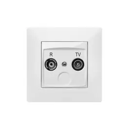 Toma r-tv habitat15 blanco famatel