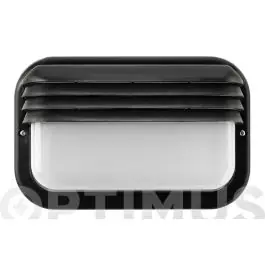 Aplique exterior horizontal negro led e27 18w famatel