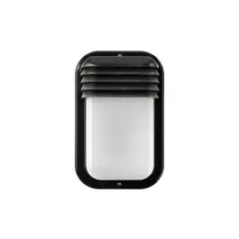 Aplique exterior vertical negro led e27 18w famatel