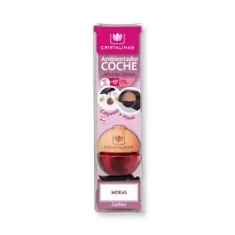 Ambientador coche moras 6ml cristali. cristalinas