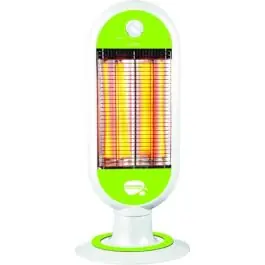 Estufa electrica fibra carbono 2 barras 1000 w oscilante vivahogar