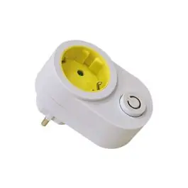 Adaptador 1 toma con interruptor famatel