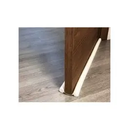 Burlete bajo puerta doble rollo pvc 95 cm blanco burcasa