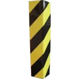 Protector parking esquina negro/amarillo 400x150x15mm bottari
