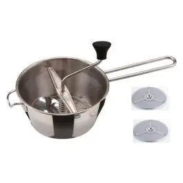 Pasapure coc 2 discos mango varilla inox 15 cm inoxibar