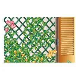 Celosía extensible plástico trelliflex 1 x 2 m. verde nortene