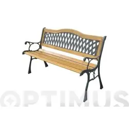 Banco jardin mad/hierro/plastico art-708 import
