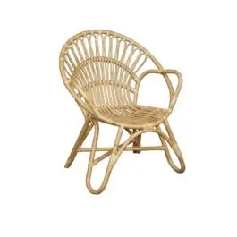 Sillon jard 74x65x90cm alto ratan nat la palma nt1236 import - Natuur
