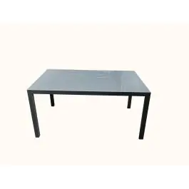 Mesa jard 150x90x72cm aluminio/cristal antracita nt12 import - Natuur