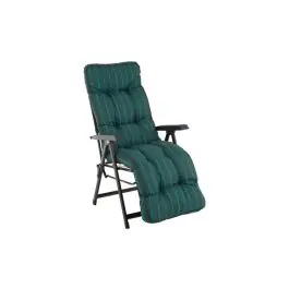 Tumbona plegable alba 7 posiciones gris/verde import - Natuur