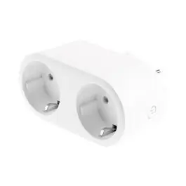 Enchufe wifi doble c/medidor de consumo 16a 3680w energeeks