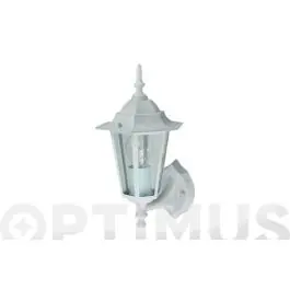 Farol pared ascedente blanco ip44 e27 60w luxform